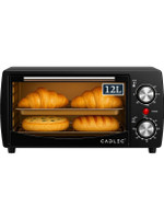 Cadlec 12-Litre Oven Toaster Grill OTG Cruise, Black