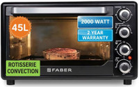 FABER 45-Litre Oven Toaster Grill (OTG)(FOTG BK 45L, Black)