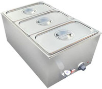 KHUSHI UDYOG 35-Litre Oven Toaster Grill (OTG)(Stainless Steel Table TOP Electric BAIN Marie 3 Container, Blue)