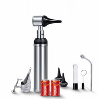 Bos Medicare Surgical Ent diagnostic Complete Set Black Head Ear nose throat eyes diagnostic set Otoscope