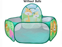 Magicwand Multi-Colored Large Size Jungle Theme Pop-up Activity Ball-Pool Without Balls(Multicolor)