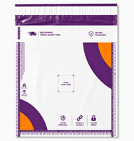 JeemDaal Non-Transparent Without POD Mees-ho Branded Courier Poly Bags Security Bag(10 x 12 Pack of 25)