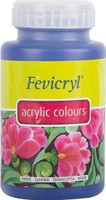 Fevicryl Acrylic Colour 500 ml Paint, DIY Art & Craft(Set of 1, Ultramarine Blue)