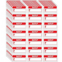 Shri R K MRP Self Adhesive 800 Stickers Self Adhesive Paper Label(Red)