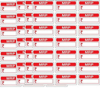 Shri R K MRP Self Adhesive 1000 Sticker Self Adhesive Self Adhesive Paper Label(Red)