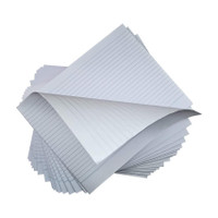 Redge CBSE Board Exam Practice Answer Sheets Pack of 100 Both Side Ruled Ruled A4 58 gsm A4 paper(Set of 100, White)