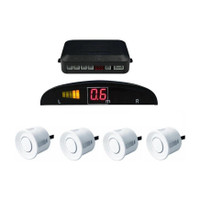 Celix PARKSENS1c62 Car Reverse Parking Sensor with LED Display 200-30cm Range- White Parking Sensor(Ultrasonic Systems)