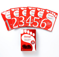 RAAGA PROFESSIONAL Manicure & Pedicure | Rose | 6 Step Single Use Kit | 6 Sachets, 63 g(63 g, Set of 1)