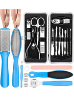 NIGRIFIX Pedicure Kits, Feet remover 23 in 1 Professional Manicure Set(0.25 g, Set of 23)