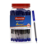 Reynolds Jiffy Gel Pen(Pack of 50, Ink Color - Blue)