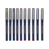LUXOR Fine Writer 05 Fineliner Pen(Pack of 10, Ink Color - Beige)