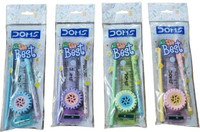 DOMS All the Best kit |Each contains 1No -Pen,Pencil,sharpener,eraser and 15cm scale| Pencil(Set of 4, Multicolor)