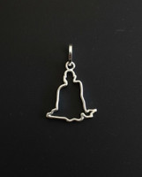 Rnjwell Silver Swami Samartha Pendent 2.5cm | High quality finish Pure 925 Sterling Sterling Silver Pendant