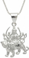 Parnika Sherawali mata pendant Sterling Silver Pendant