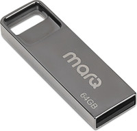 MarQ by Flipkart MQPD_64_U20 64 GB Pen Drive Compatible with Desktop Computer, Laptop, Television USB 2.0 Metal Case(Silver)