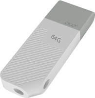 Acer UP200 64 GB Pen Drive Compatible with Desktop Computer, Laptop, Television USB 2.0 Plastic Case(White)