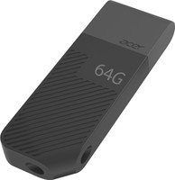 Acer UP200 64 GB Pen Drive Compatible with Desktop Computer, Laptop, Television USB 2.0 Plastic Case(Black)