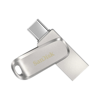 SanDisk SDDDC4-512G-I46PD 512 GB OTG Drive Compatible with Mobile, Desktop Computer, Laptop, Tablet USB 3.2 Metal Case(Silver, Type A to Type C)