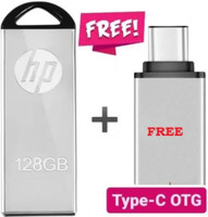 HP PENDRIVE WITH TYEP C OTG 128 GB Pen Drive(Multicolor)