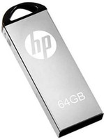 HP 220W 64 GB Pen Drive Compatible with Desktop Computer USB 2.0 Metal Case(Silver)