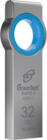 GREEN TECH GT-Rapid-x 32gb 32 GB Pen Drive Compatible with Mobile, Desktop Computer, Laptop, Television, Audio Player USB 3.1 Metal Case(Silver)