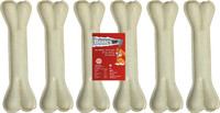 Bones UP Bones 5 inch 6 Pc Rawhide Chews for Dogs of All Size Puppy Food Chicken Dog Chew(500 g, Pack of 6)
