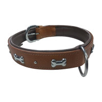 shagul dog belts collar premium leather ten color size medium & large Dog Everyday Collar(Medium, TEN)