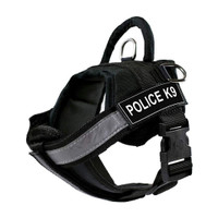 GLOBE OF PETS Dog Harness, Chest Body Belt for Dogs. Size Small, Black Choke-Free Double Padded Vest with Adjustable Neck and Chest Dog Standard Harness(Small, Black)