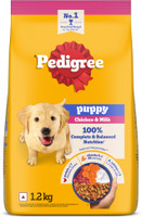 PEDIGREE 100% Nutrition Chicken, Milk 1.2 kg Dry Young Puppy Food