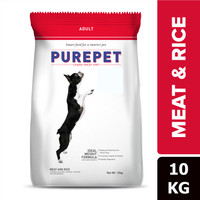 Purepet Meat and Rice 10 kg Dry Adult Dog Food