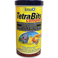 TETRA Bits Complete Fish Food for Health Color and Growth, 300g/1000ml 1 kg Dry Young Fish Food