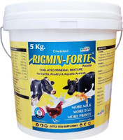 REFIT ANIMAL CARE Chelated Mineral Mixture Powder For Cow, Cattle, Goat & Farm Animal,Rigmin Forte Pet Health Supplements(5 kg)