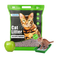 PETOSKA Activated Cat Green Apple Fragrance Pet Litter Tray Refill
