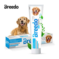 Breedo Cool Mint Toothpaste for Dogs - 100g |Soothing Mix of Mint and Cinnamon Oil Pet Toothpaste(For dogs and Puppies)