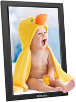XElectron WiFi Digital Photo Frame with Slideshow, Video & Sound HD IPS Touch Screen 10.1 inch Smart Cloud Picture Frame with 32GB Internal Memory(32 GB, Black)