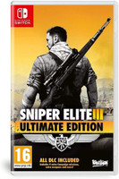 Sniper Elite 3 Ultimate Edition Nintendo Switch | Tactical Shooter for Nintendo Switch Games | Sniper Elite Nintendo Switch Stealth War Game | Sniper Elite Switch with DLCs & Motion Aiming | Top Rated Nintendo Games | Realistic Ballistics | Best Tactical Action | Ultimate Co-op Multiplayer (Ultimate