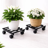 WM DESIGN FORGE Plant Container Set(Pack of 2, Metal)