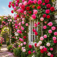 MINTUSNURSERY Mixed Climbing Rose Seed(90 per packet)