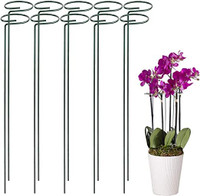 GOLDDUST Stake For Plants, Plants Support Stake, Garden Stakes, Metal Plant Stakes Plant Straightener(Pack of 5)
