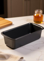 VENOZO Nonstick Aluminium Baking Bread Pan- Rectangular Shape Cake Making Pan Baking Pan(Microwave Safe)