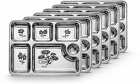 GiftZone Set of 6 Bhojan thali Dinner Plate(Pack of 6)