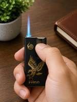BM ENTERPRIISE Portable Premium Gas Lighter with Blue Torch Flame Pocket Lighter(Multi)