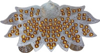RDE home care Silver Plated Lotus Design 108 Flower Stand for Varamahalakshmi Pooja Festival Steel(1 Pieces, Steel)