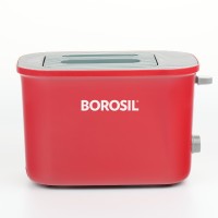BOROSIL Krispy 800 W Pop Up Toaster(Red)