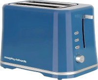 Morphy Richards by BAJAJ ELECTRICAL AT 205 2 Slice Popup Toaster with Defrost Function, Reheat Function 800 W Pop Up Toaster(Blue)
