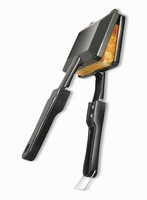 GLARIXA Best Toaster Non-Stick Compatibility with Heat-Resistant Handle Sandwich Maker 2 W Pop Up Toaster(Black)