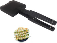 GLARIXA Best Non-Stick Gas Toaster Compatibility for Sandwich Maker T04 2 W Pop Up Toaster(Black)