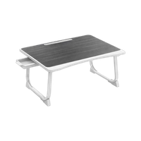 Flipkart Perfect Homes Studio Dorm Wood Portable Laptop Table(Finish Color - Black, Pre Assembled)