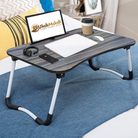 MITHILA Foldable Multipurpose Plastic Portable Laptop Table(Finish Color - BLACK, Pre Assembled)