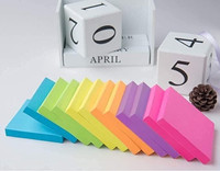Tiny Tales 400 Sheets Sticky Note 400 Sheets 3 x 3 Inch Sticky Notes Self Adhesive Post It, 5 Colors(Set Of 1, Multicolor)